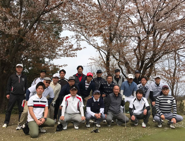ゴルフコンペ参加者の皆さん