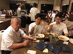 会員交流会 真夏のビアガーデンの様子