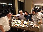 会員交流会 真夏のビアガーデンの様子
