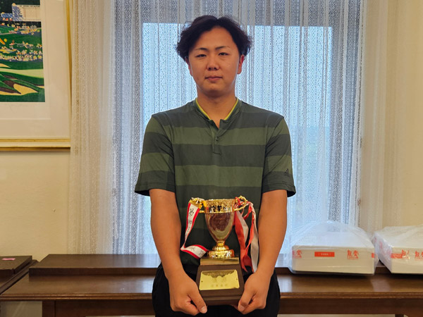 優勝した湊さん