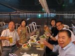 会員交流会 真夏のビアガーデンの様子