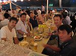 会員交流会 真夏のビアガーデンの様子