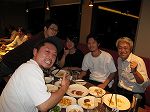 会員交流会 真夏のビアガーデンの様子